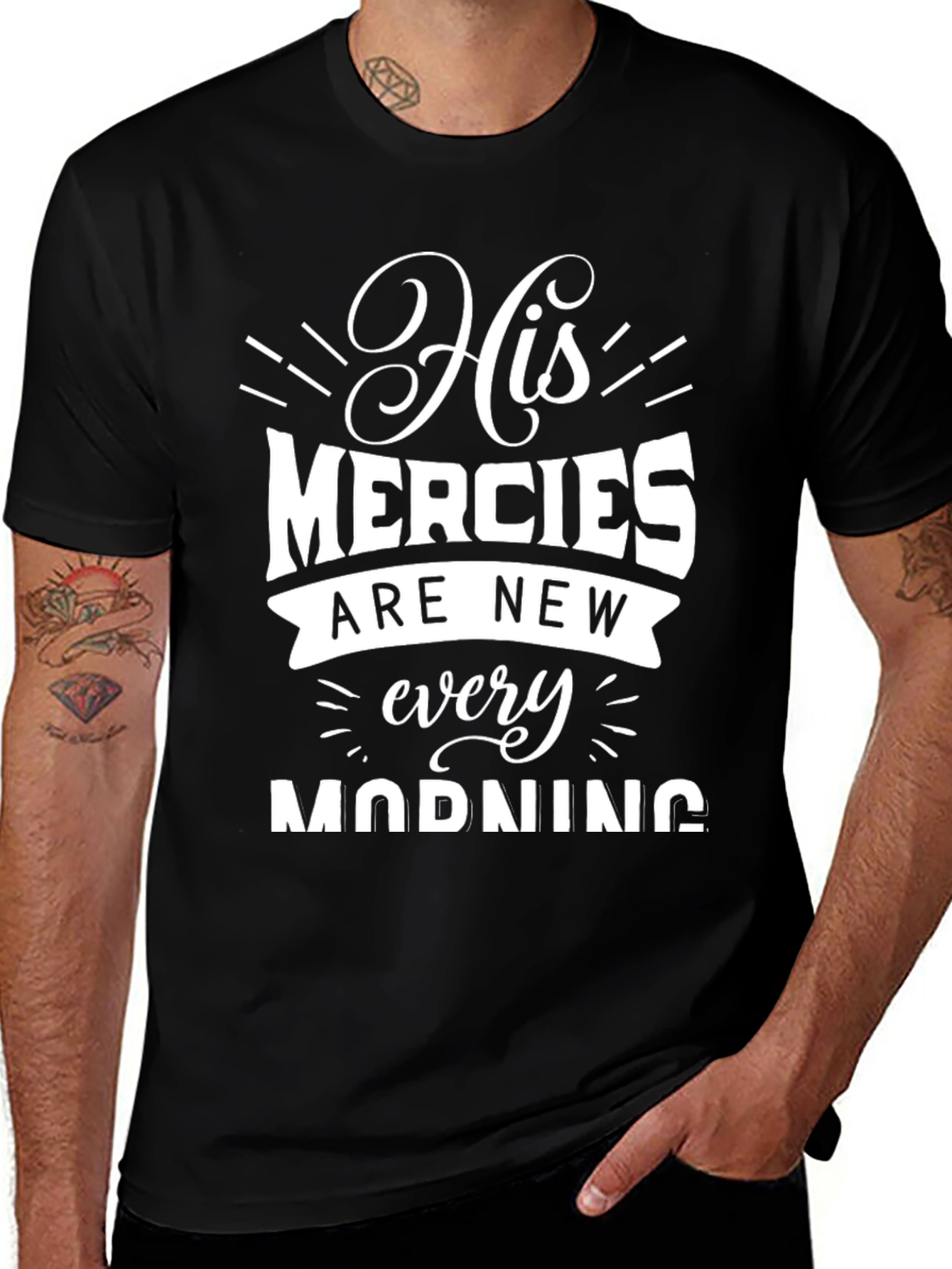 Faith-Inspired Graphic Tee: His Mercies Are New