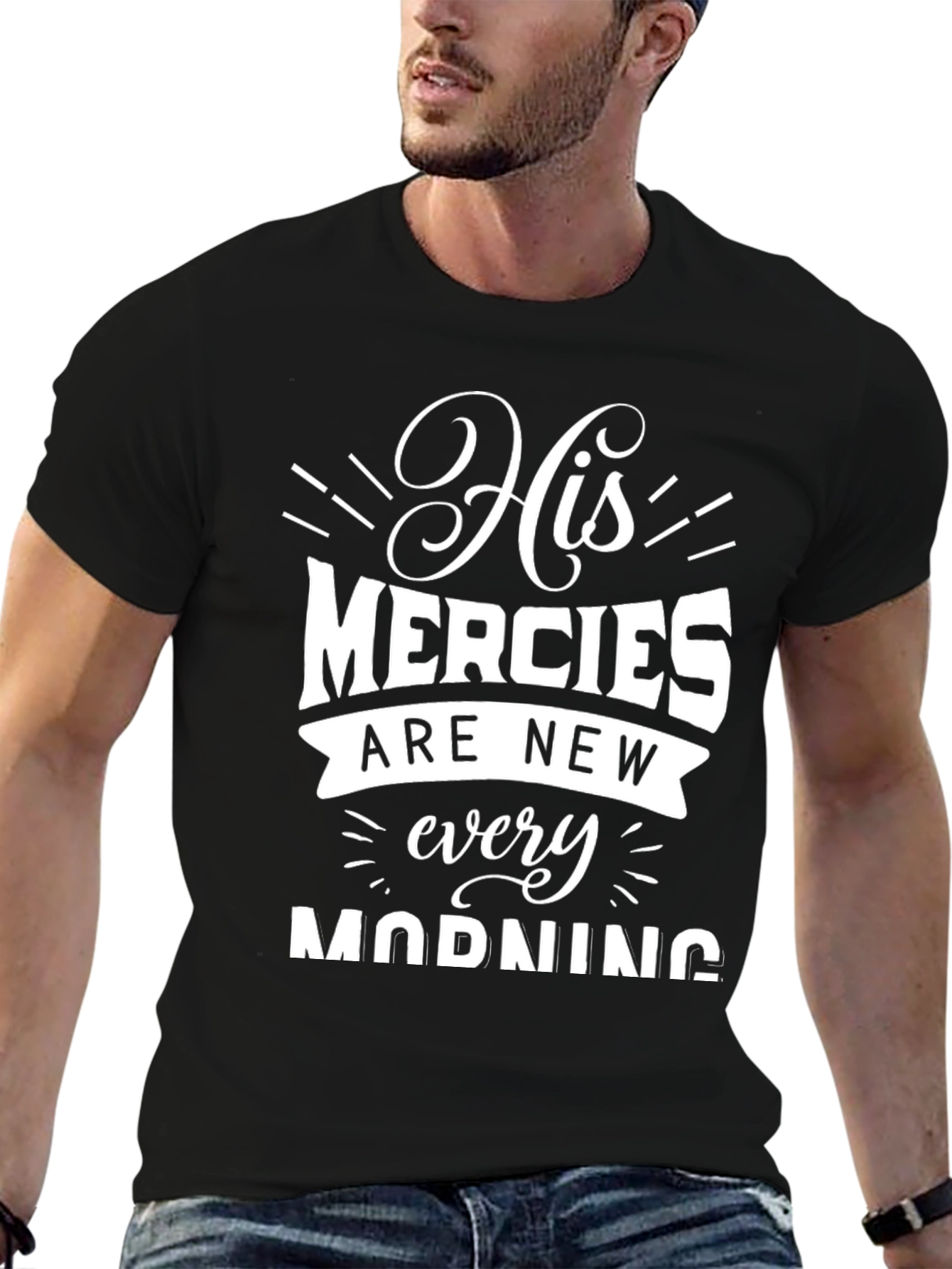 Faith-Inspired Graphic Tee: His Mercies Are New