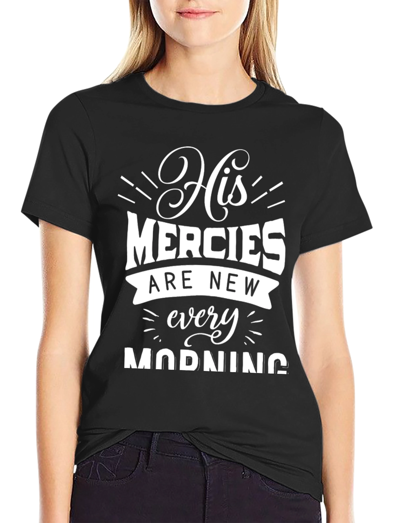 Faith-Inspired Graphic Tee: His Mercies Are New