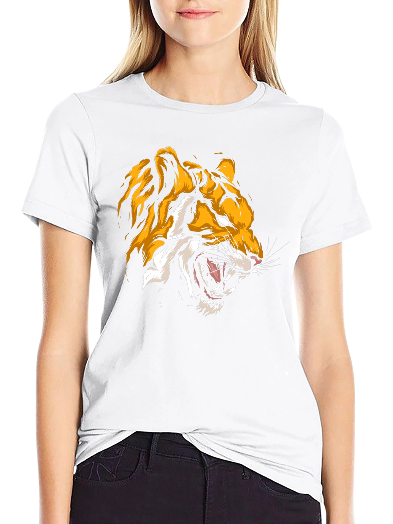 Bold Tiger Graphic Tee - Fierce Style