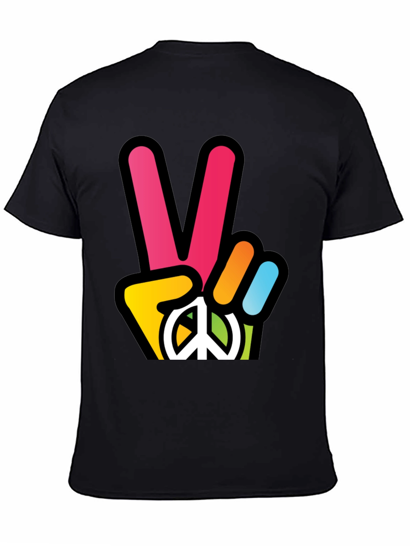 Peace Sign T-Shirt - Retro Style