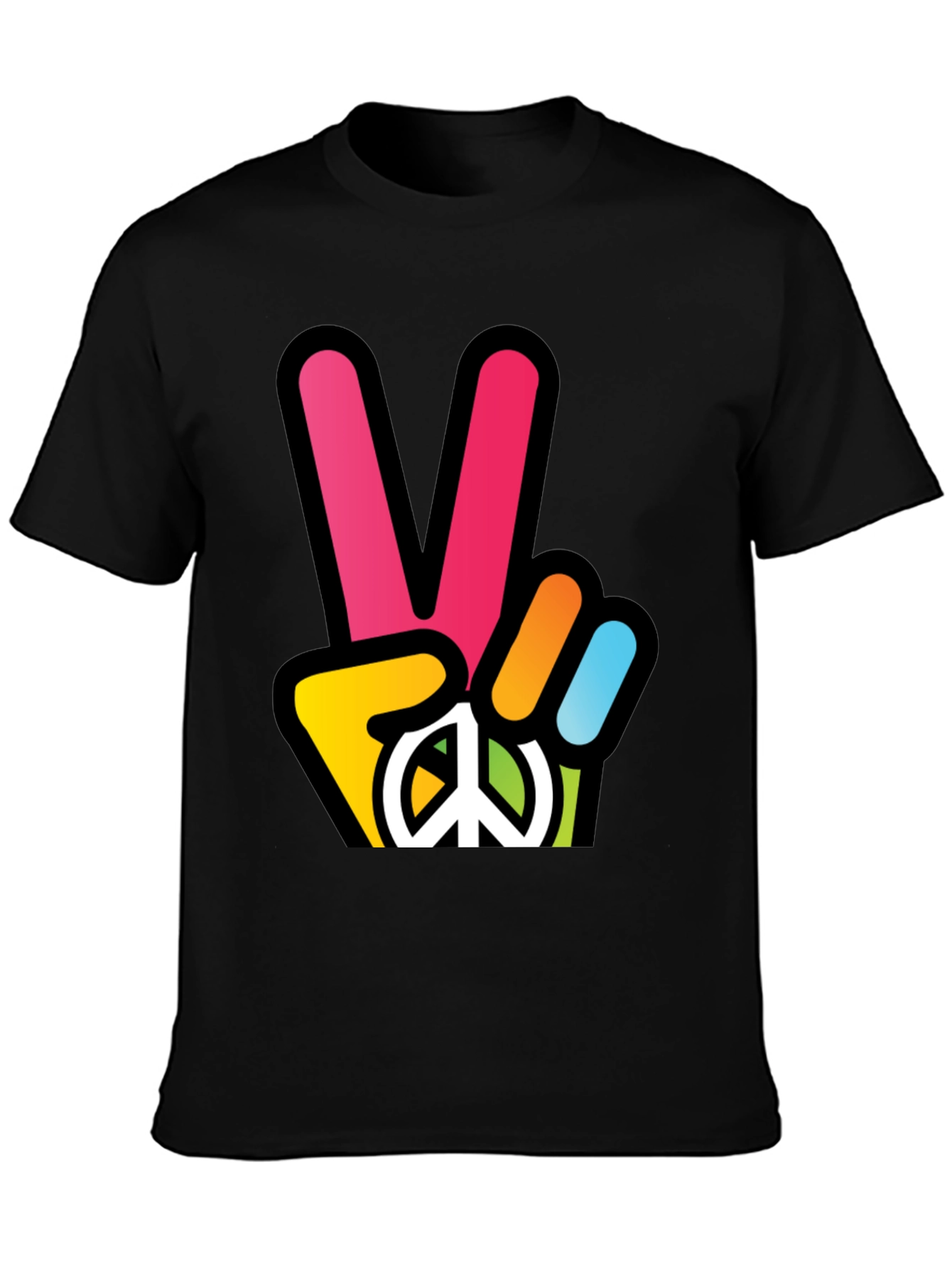 Peace Sign T-Shirt - Retro Style