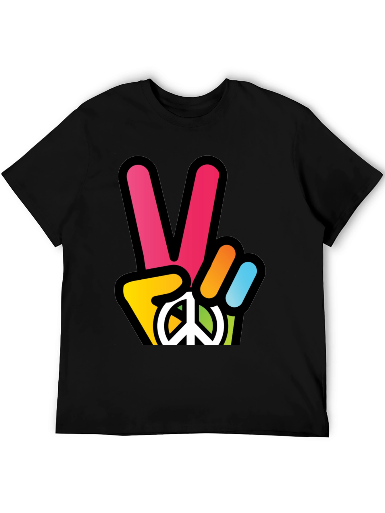 Peace Sign T-Shirt - Retro Style