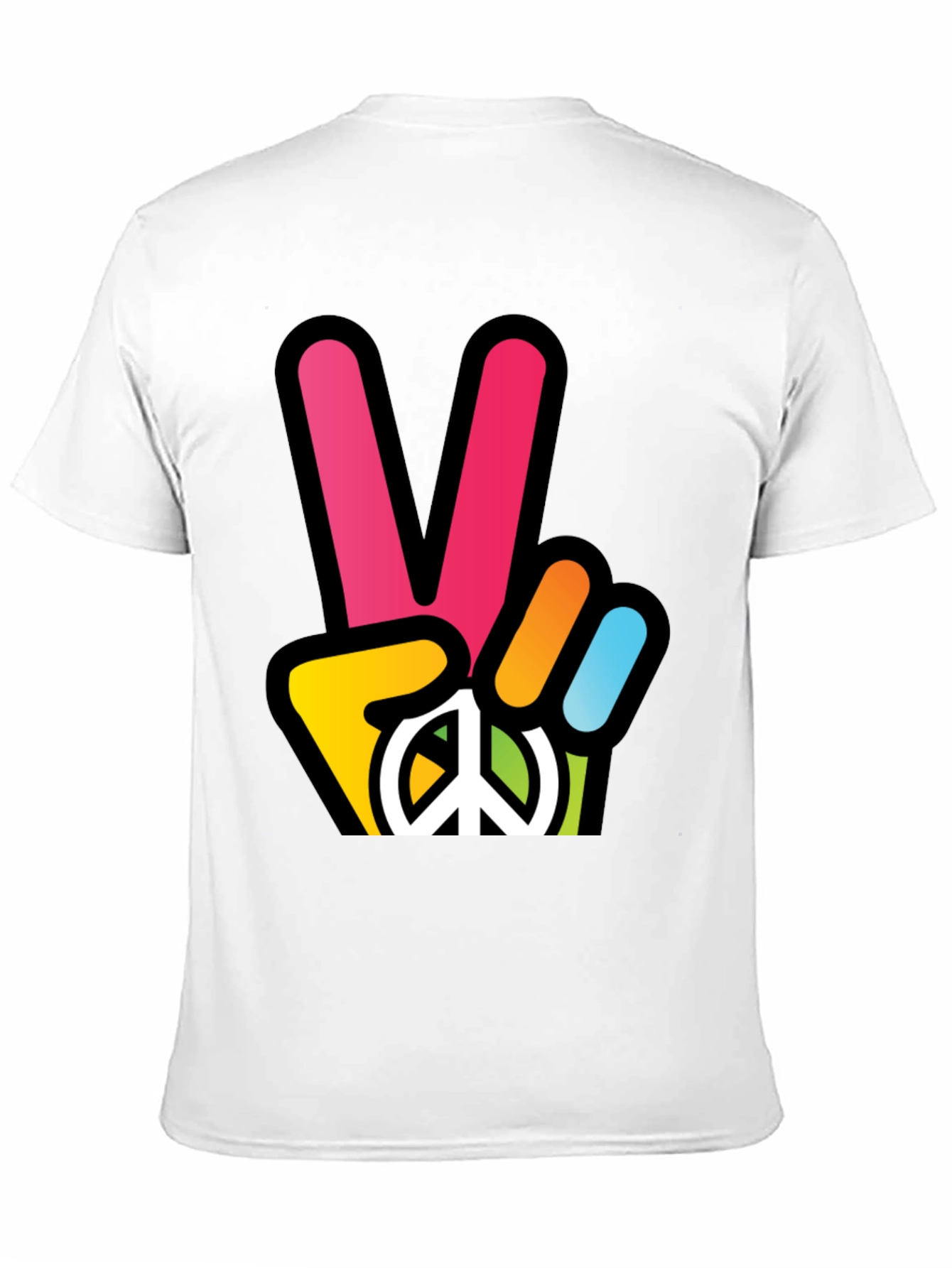Peace Sign T-Shirt - Retro Style