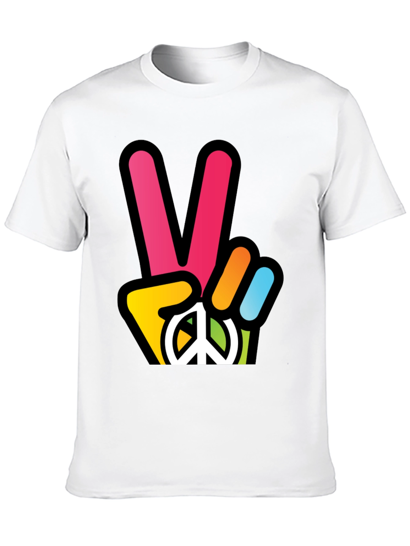 Peace Sign T-Shirt - Retro Style