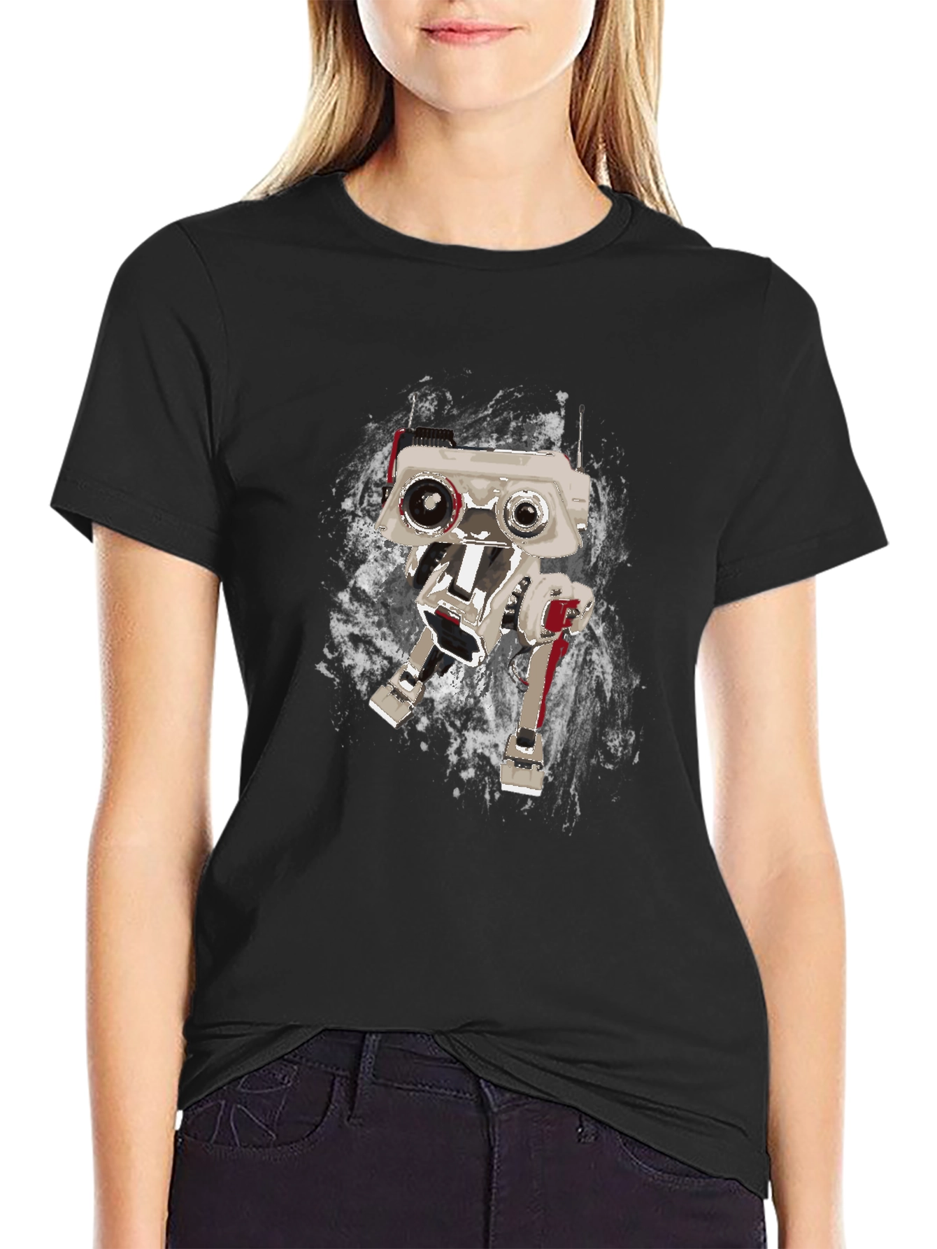 Droid Graphic Tee - Sci-Fi Robot Design