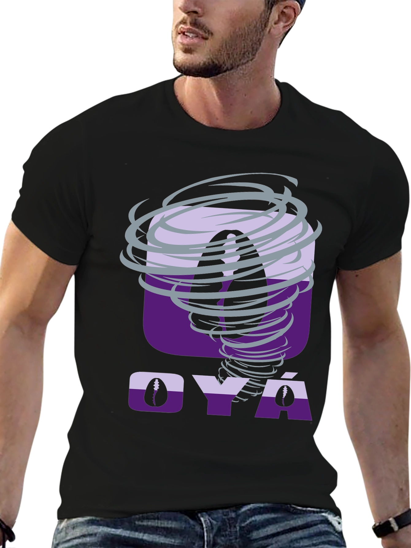Oya Tornado T-Shirt - Unique Graphic Tee