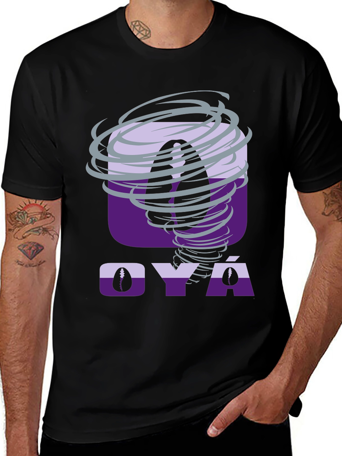Oya Tornado T-Shirt - Unique Graphic Tee