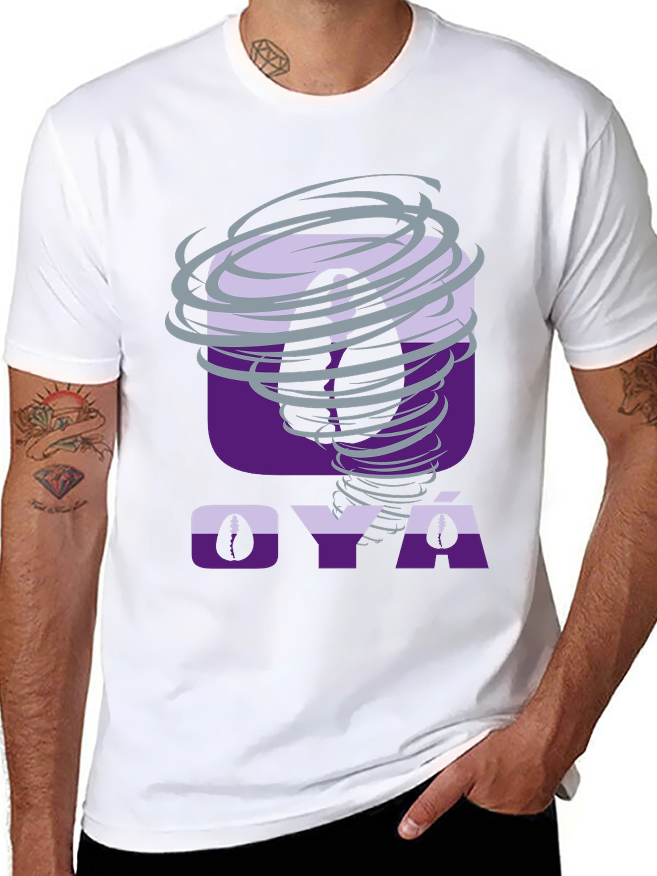 Oya Tornado T-Shirt - Unique Graphic Tee
