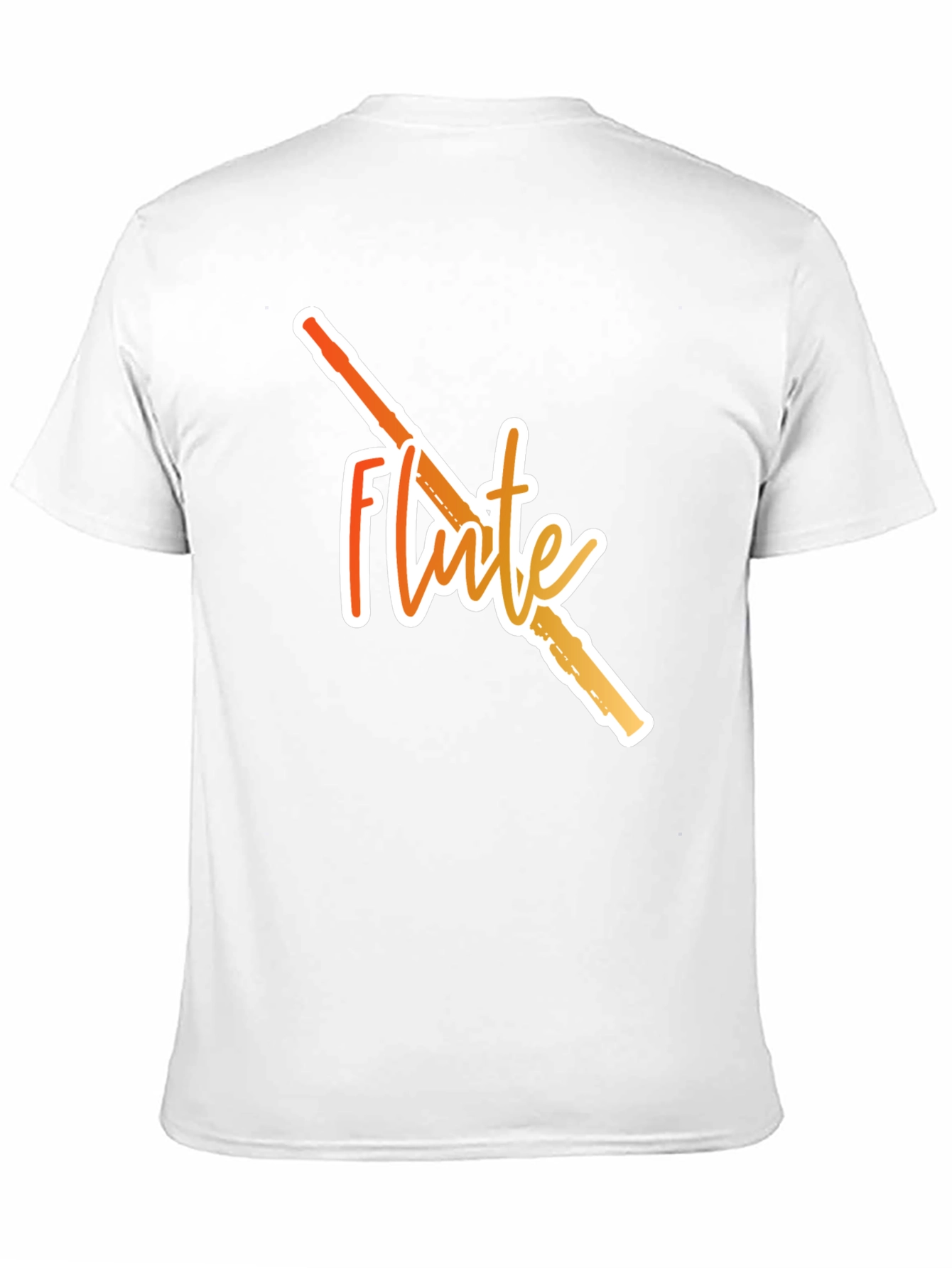 Flute Graphic Black T-Shirt