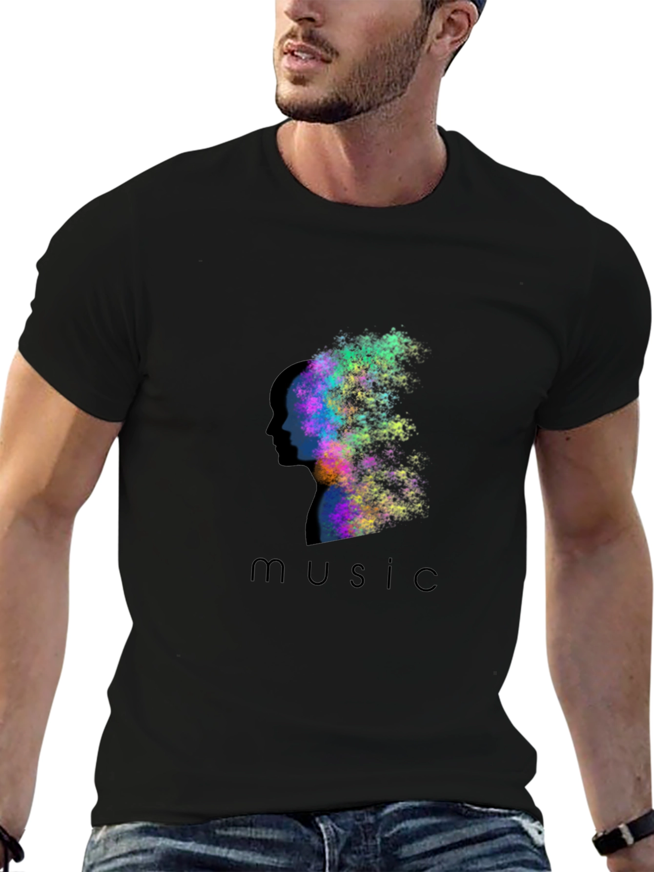Music Mind T-Shirt - Artistic Graphic Tee