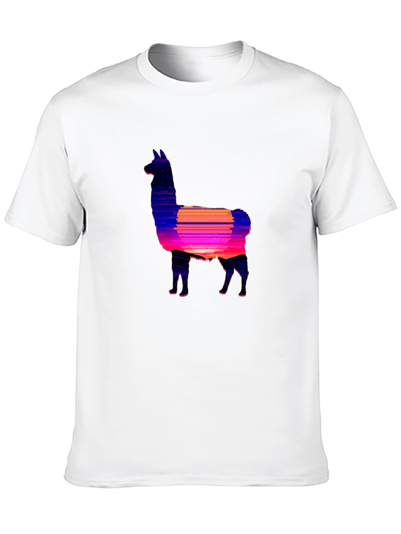 Llama Sunset Graphic Tee - Stylish Comfort