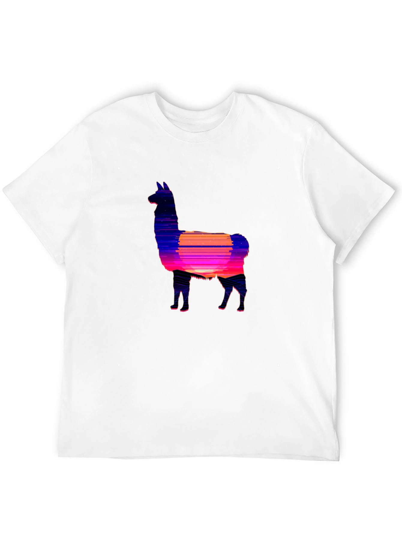 Llama Sunset Graphic Tee - Stylish Comfort