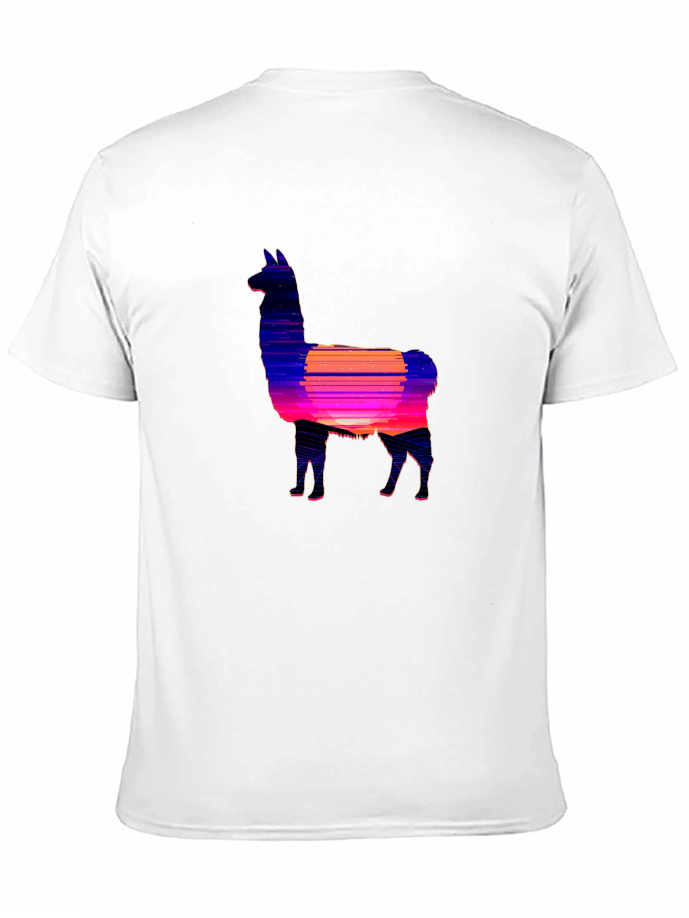 Llama Sunset Graphic Tee - Stylish Comfort