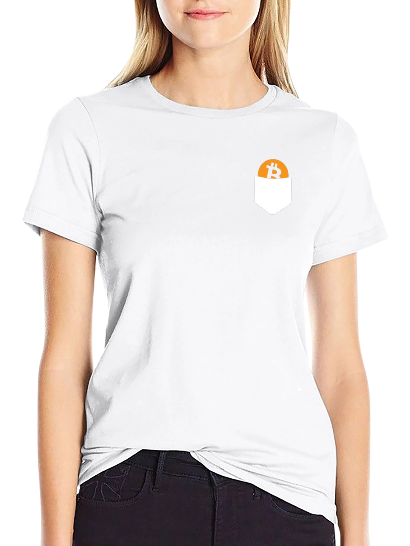 Bitcoin Pocket T-Shirt - Crypto Currency Tee