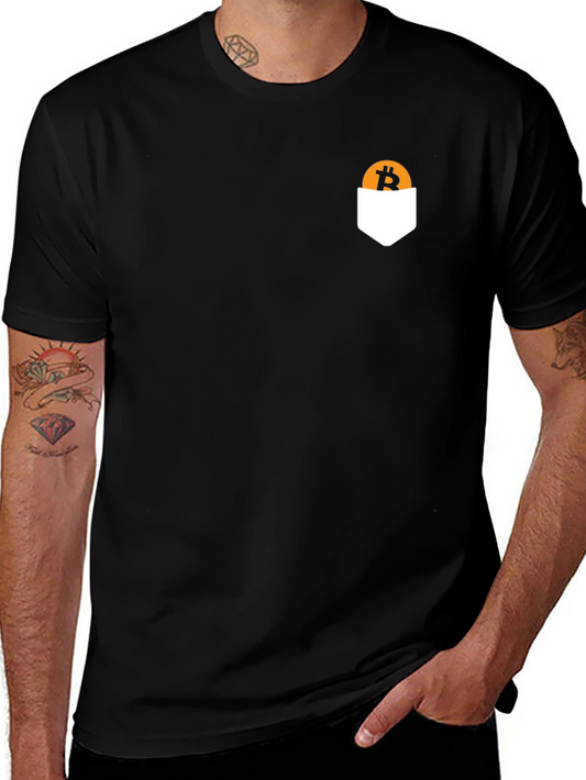Bitcoin Pocket T-Shirt - Crypto Currency Tee