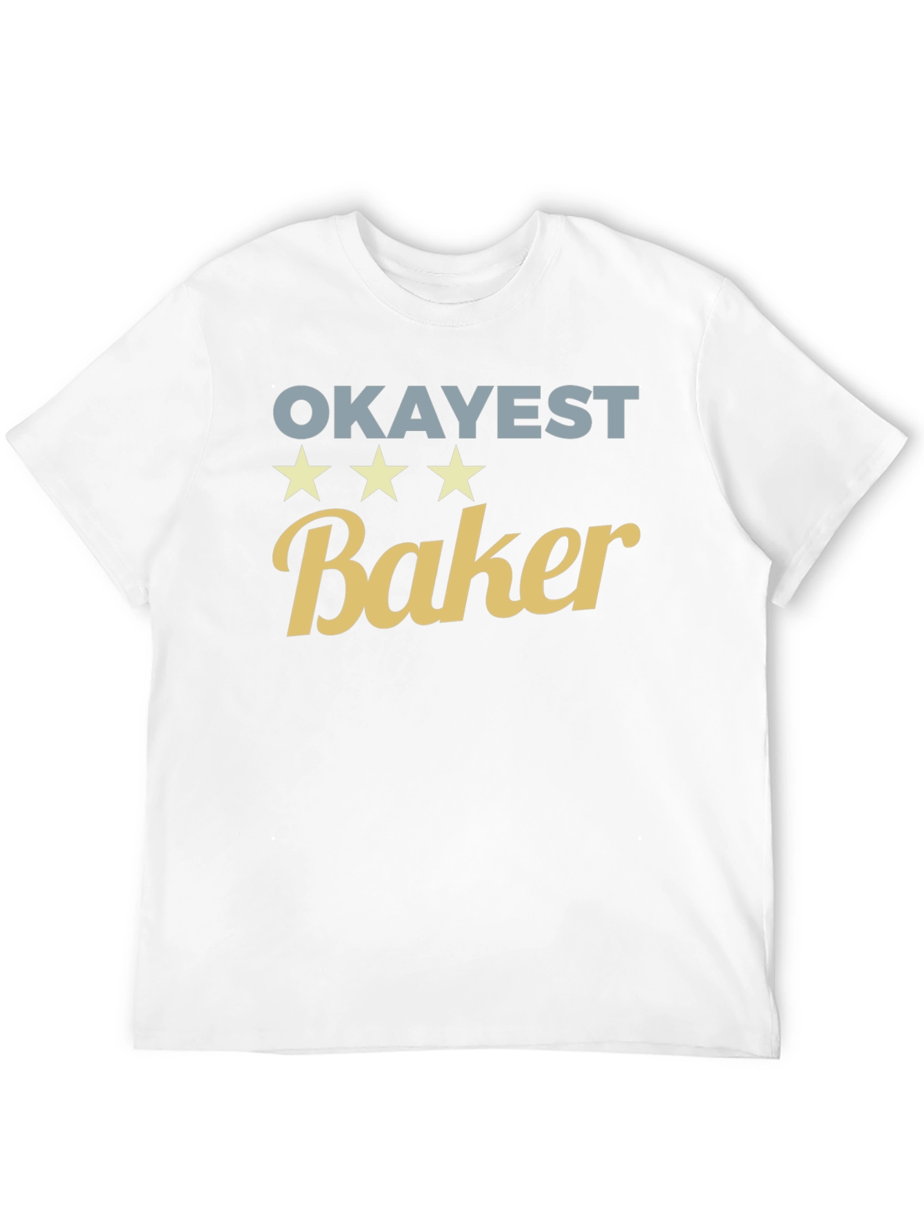 Okayest Baker Black Graphic T-Shirt