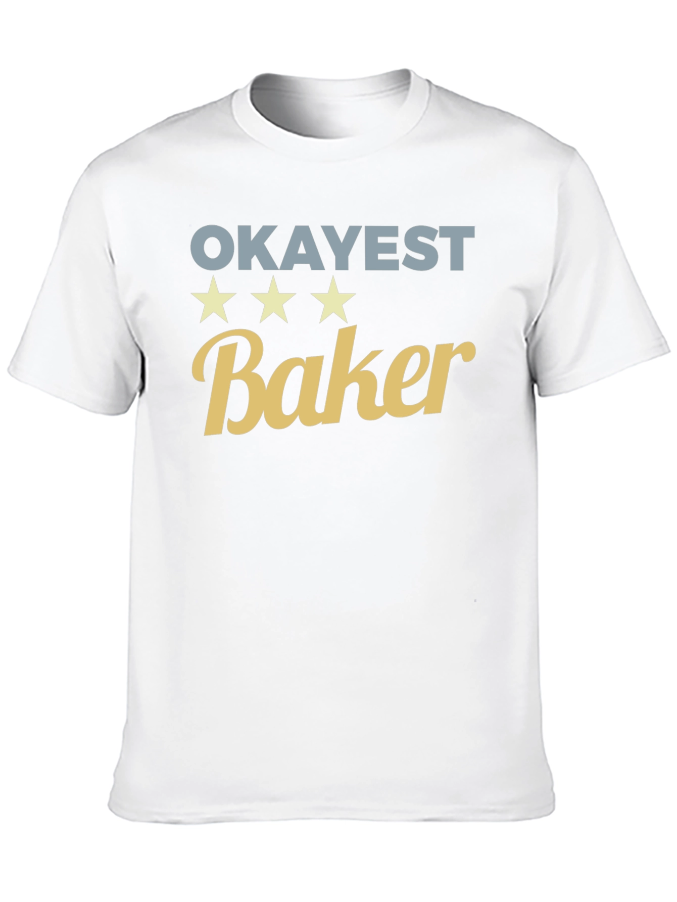 Okayest Baker Black Graphic T-Shirt