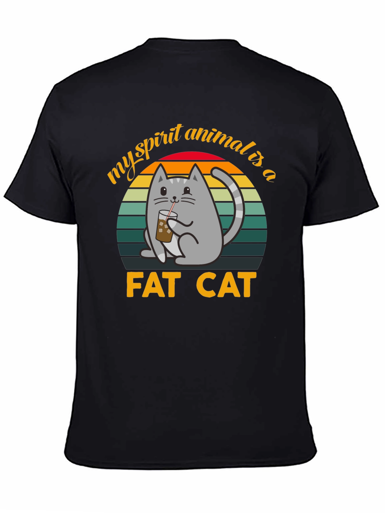 My Spirit Animal is a Fat Cat T-Shirt