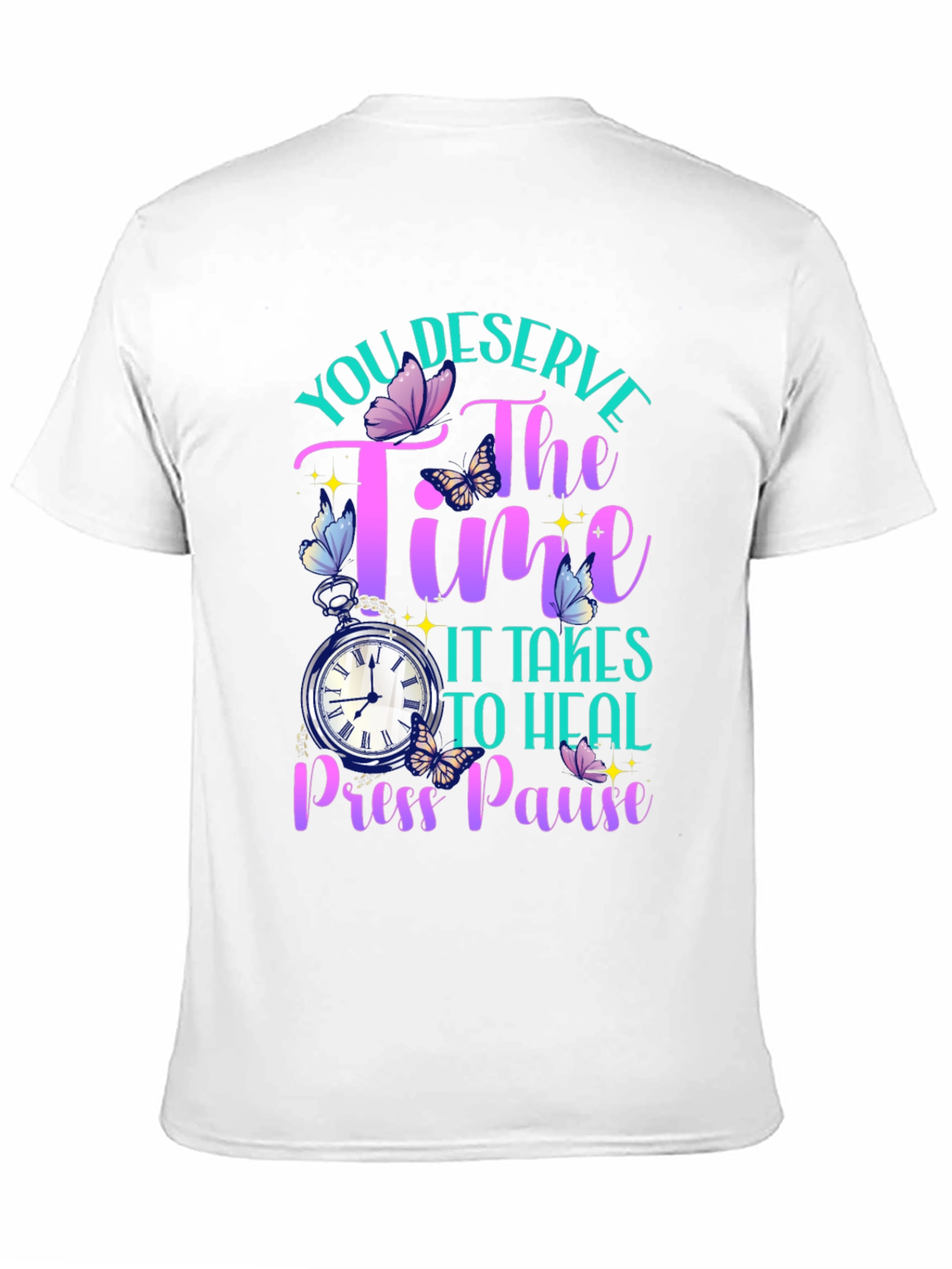 Deserve Time to Heal Black T-Shirt