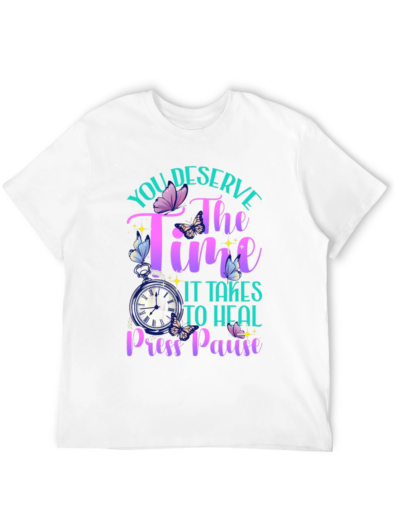 Deserve Time to Heal Black T-Shirt