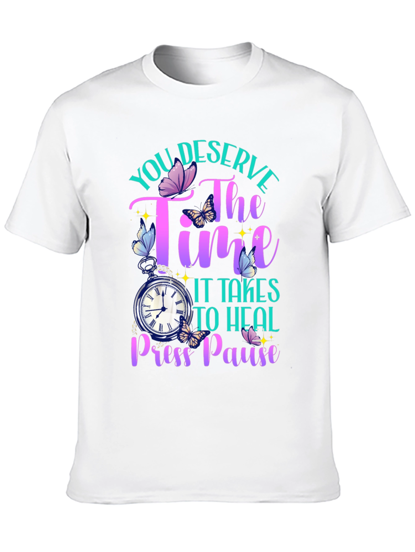 Deserve Time to Heal Black T-Shirt