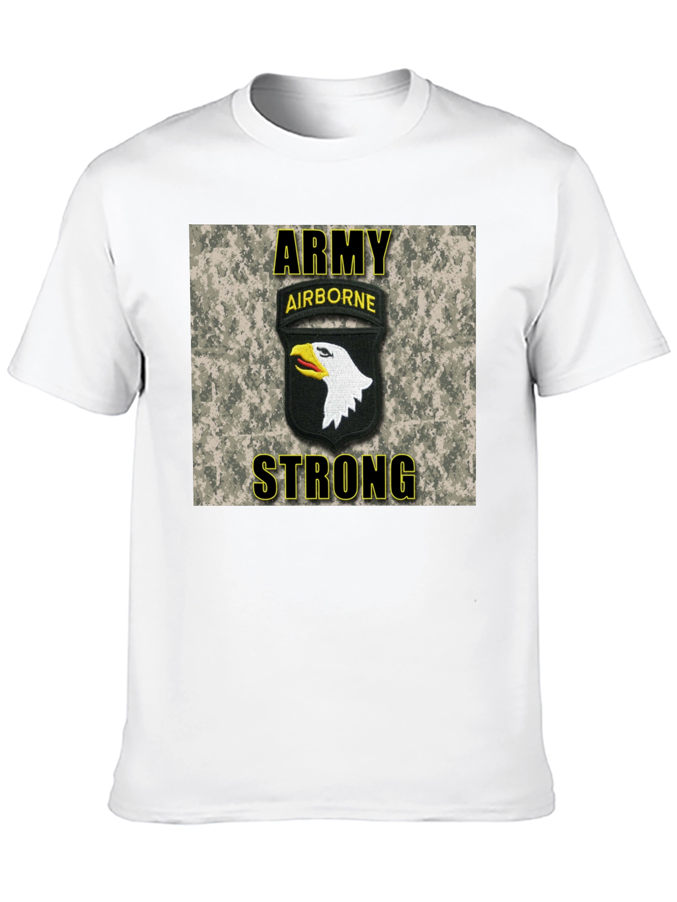 Army Airborne Strong T-Shirt - Black