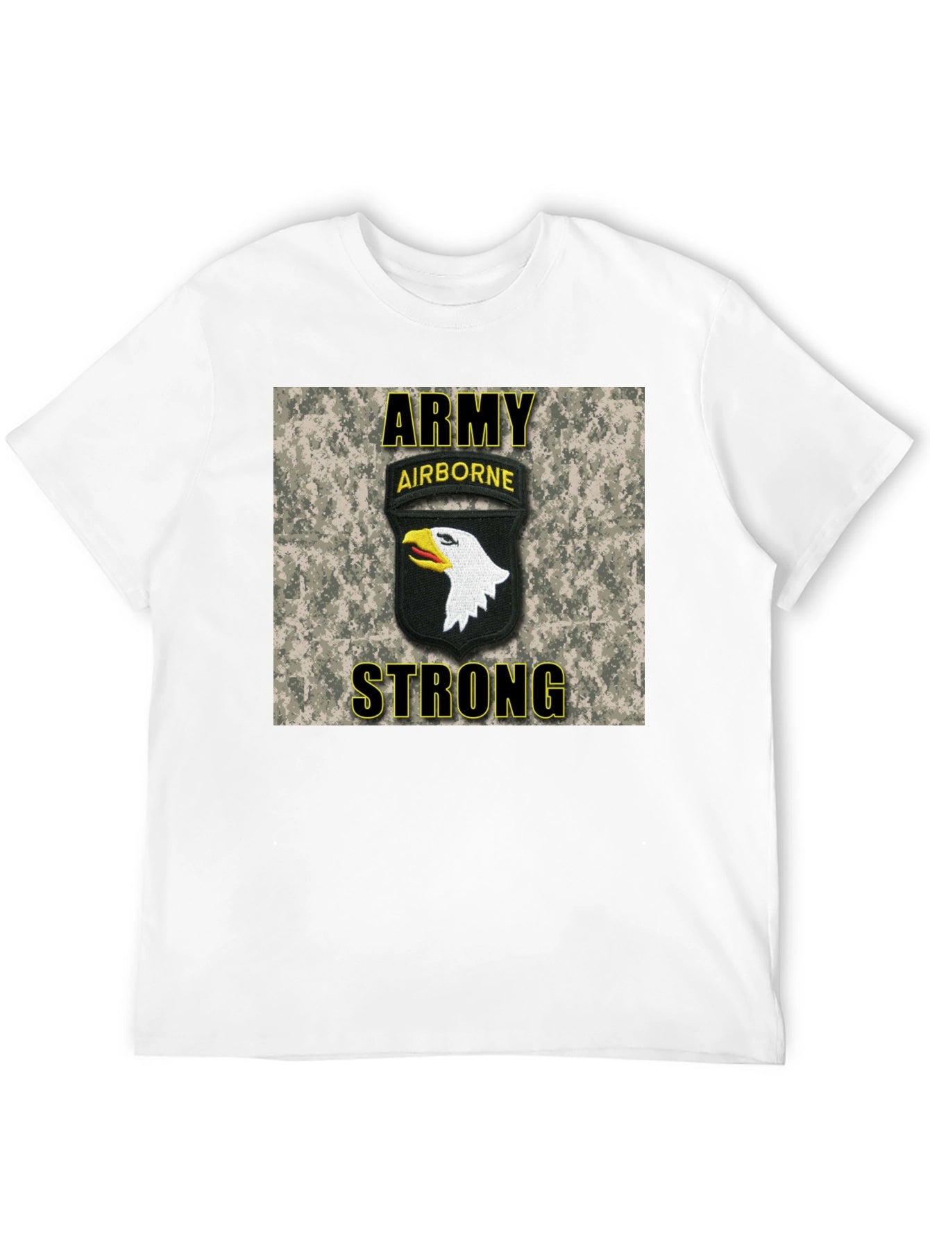 Army Airborne Strong T-Shirt - Black