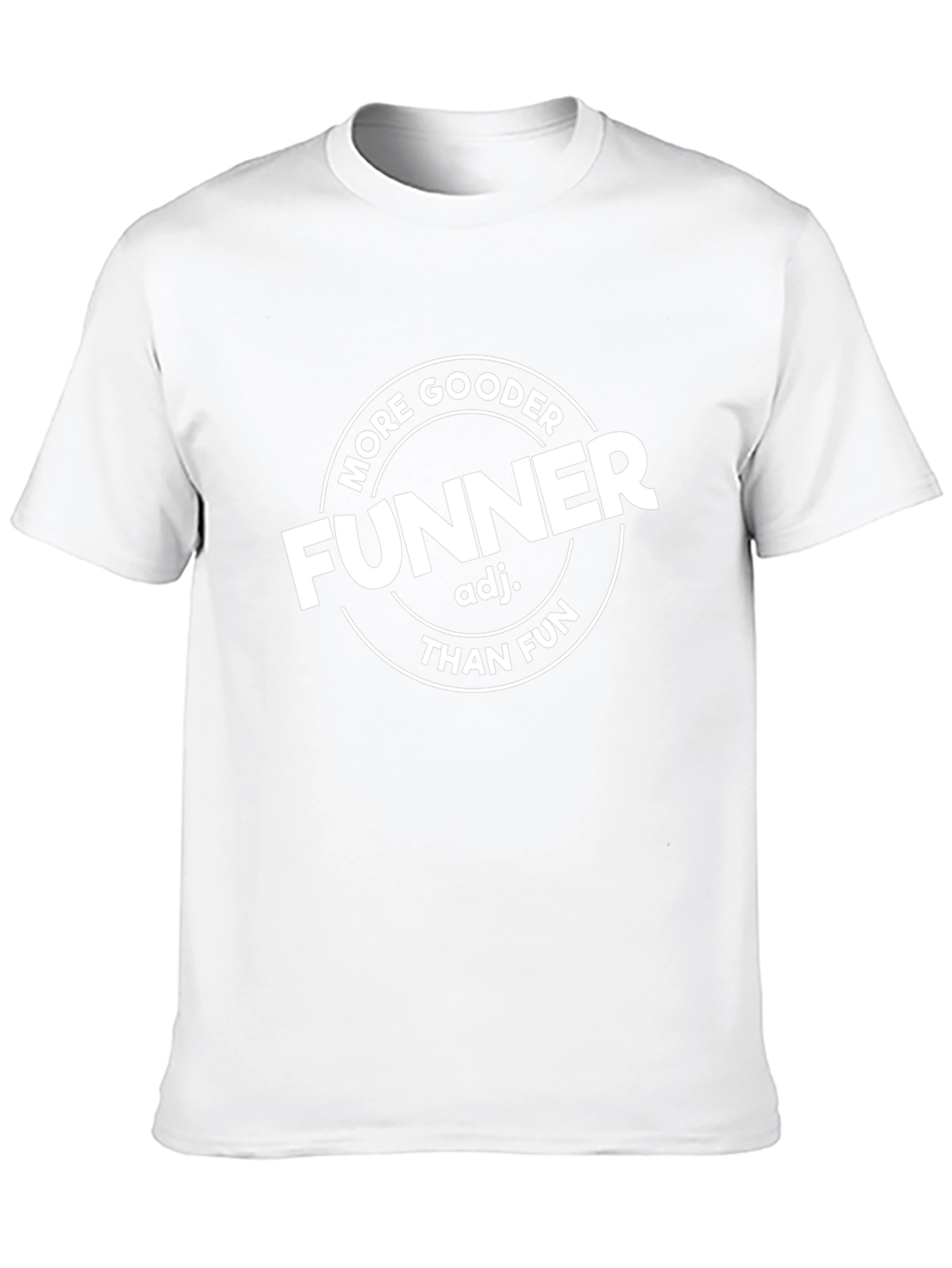 Funner Than Fun Black Graphic T-Shirt