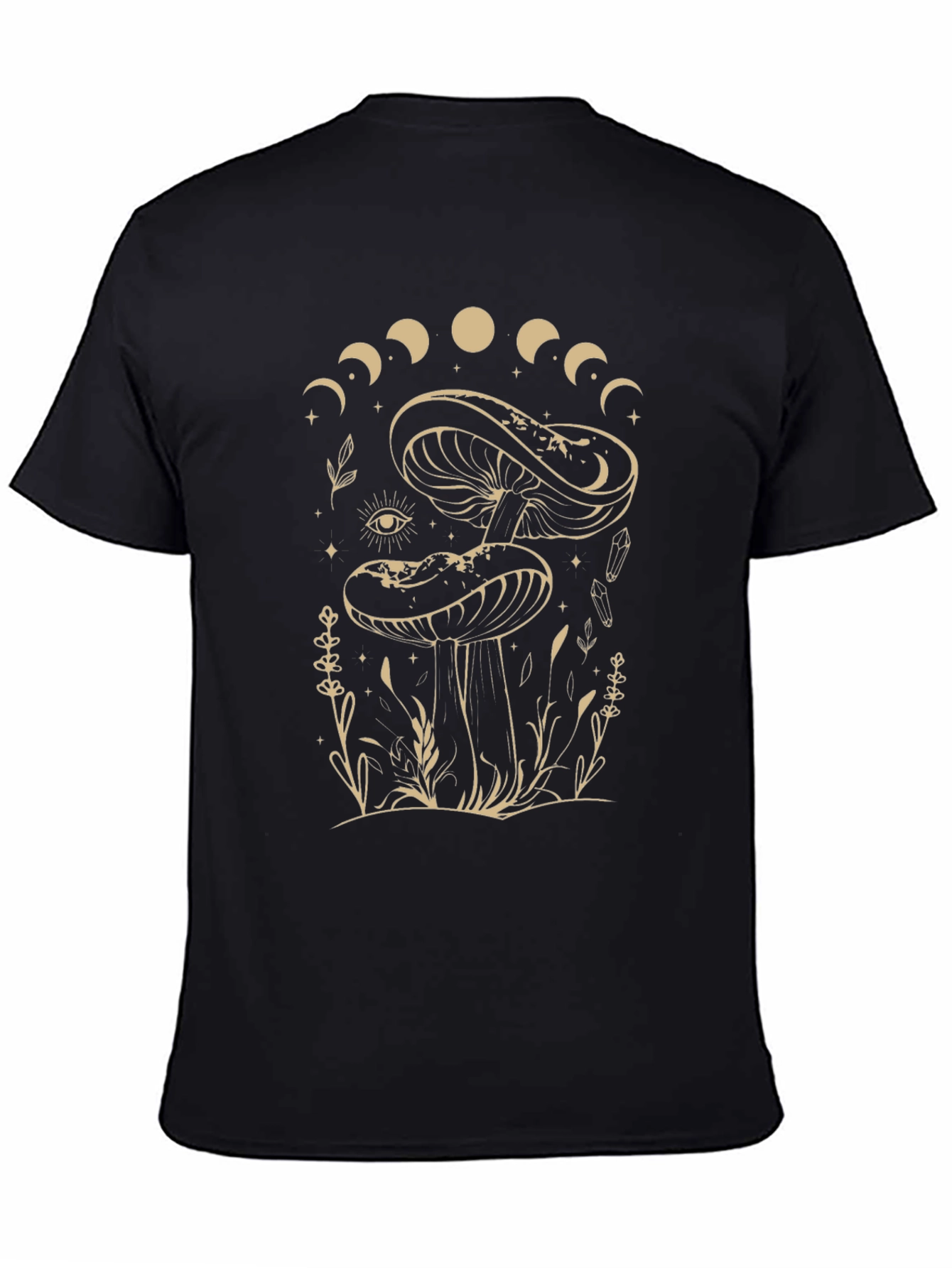 Mushroom Moon Phase Graphic Tee