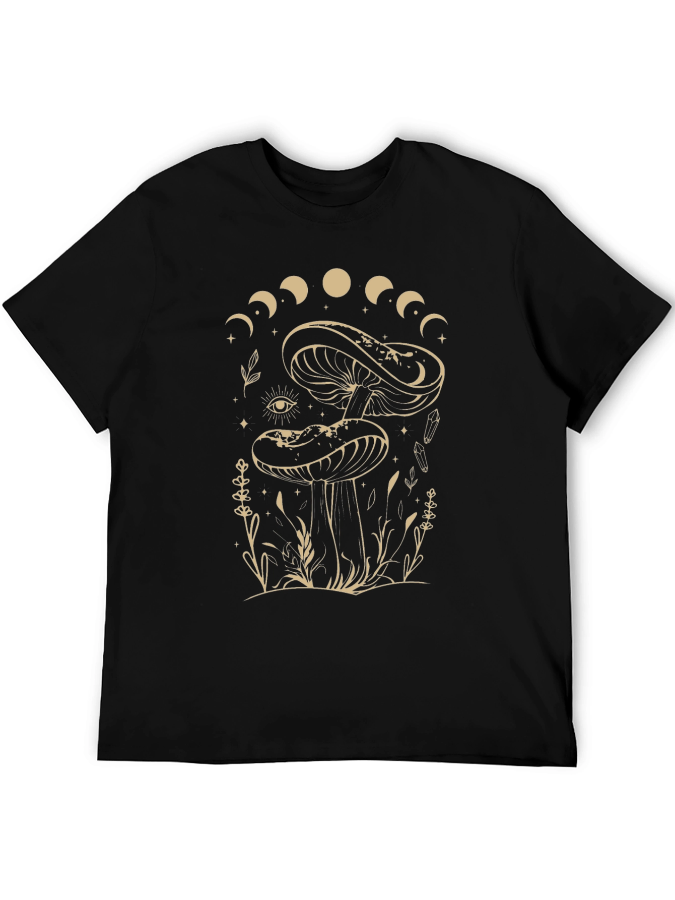 Mushroom Moon Phase Graphic Tee
