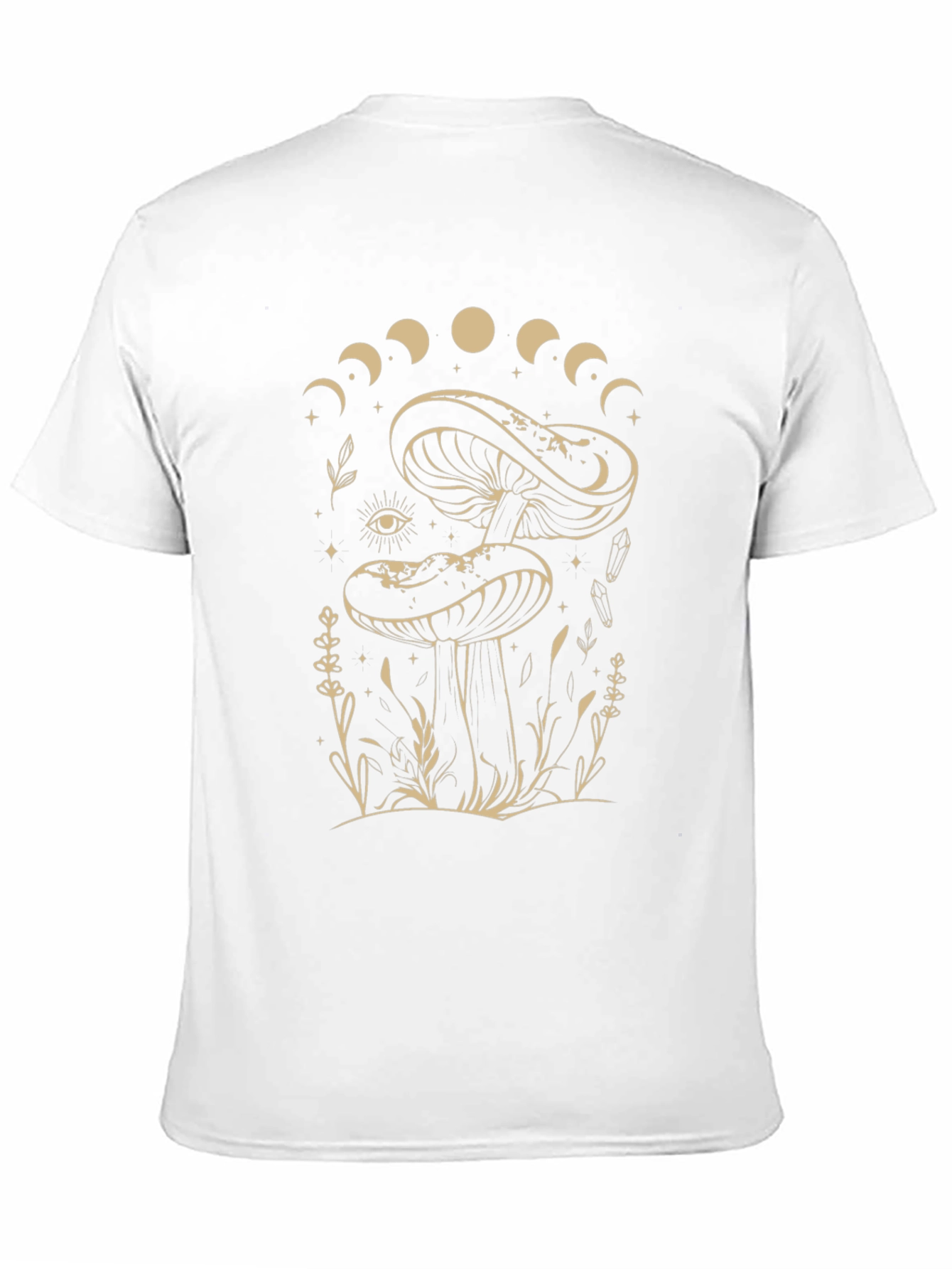 Mushroom Moon Phase Graphic Tee