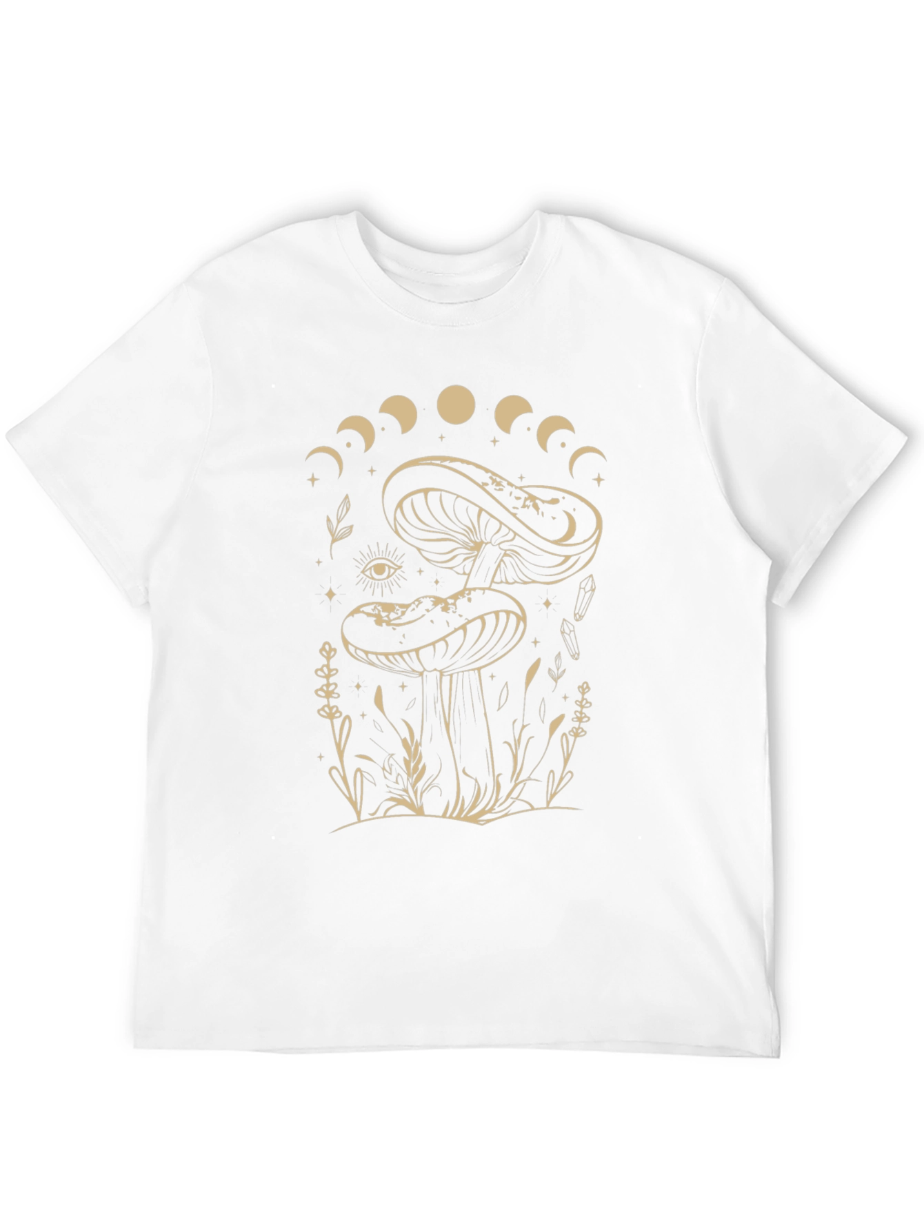 Mushroom Moon Phase Graphic Tee