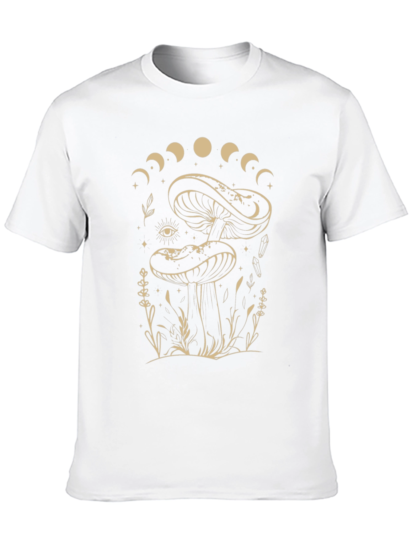 Mushroom Moon Phase Graphic Tee