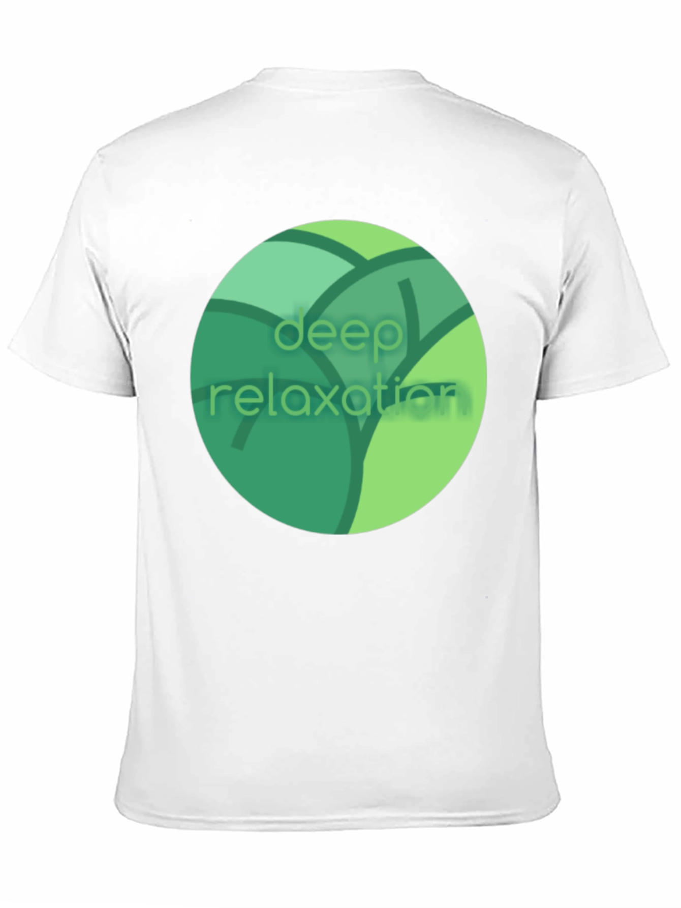 Deep Relaxation Graphic Tee - Black Cotton T-Shirt