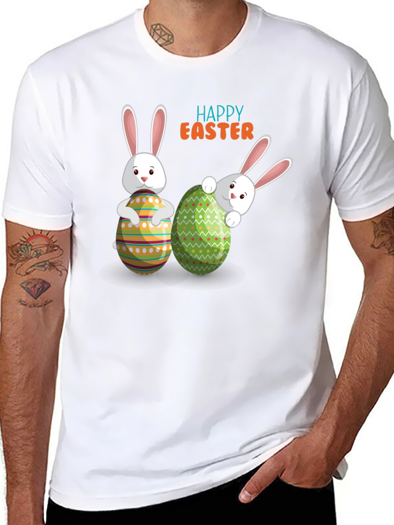 Happy Easter Bunny Graphic T-Shirt