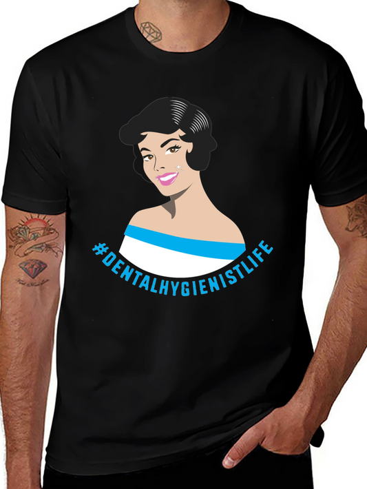 Dental Hygienist Life Graphic Tee - Black