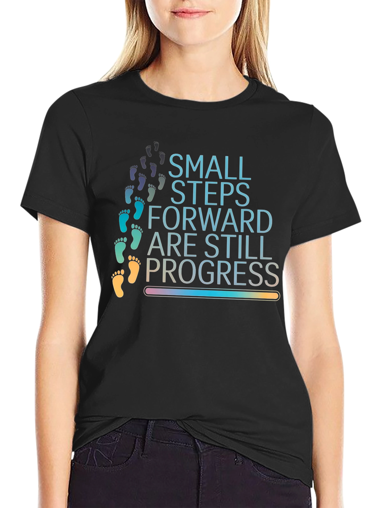 Small Steps Forward T-Shirt - Progress Tee