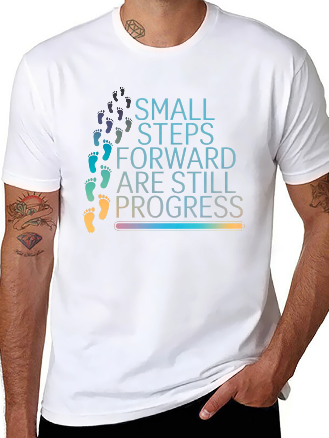 Small Steps Forward T-Shirt - Progress Tee