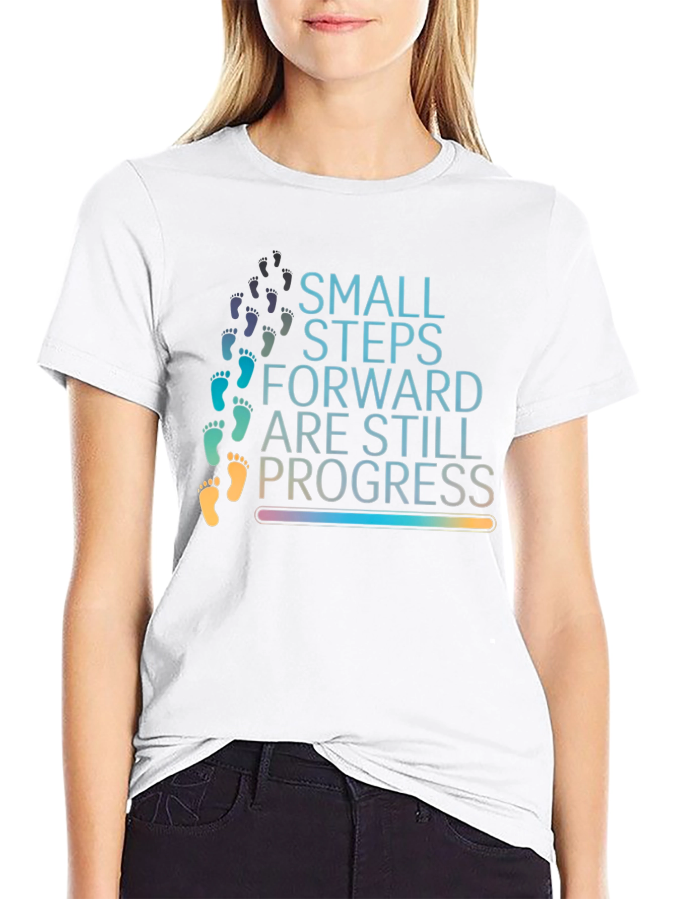 Small Steps Forward T-Shirt - Progress Tee
