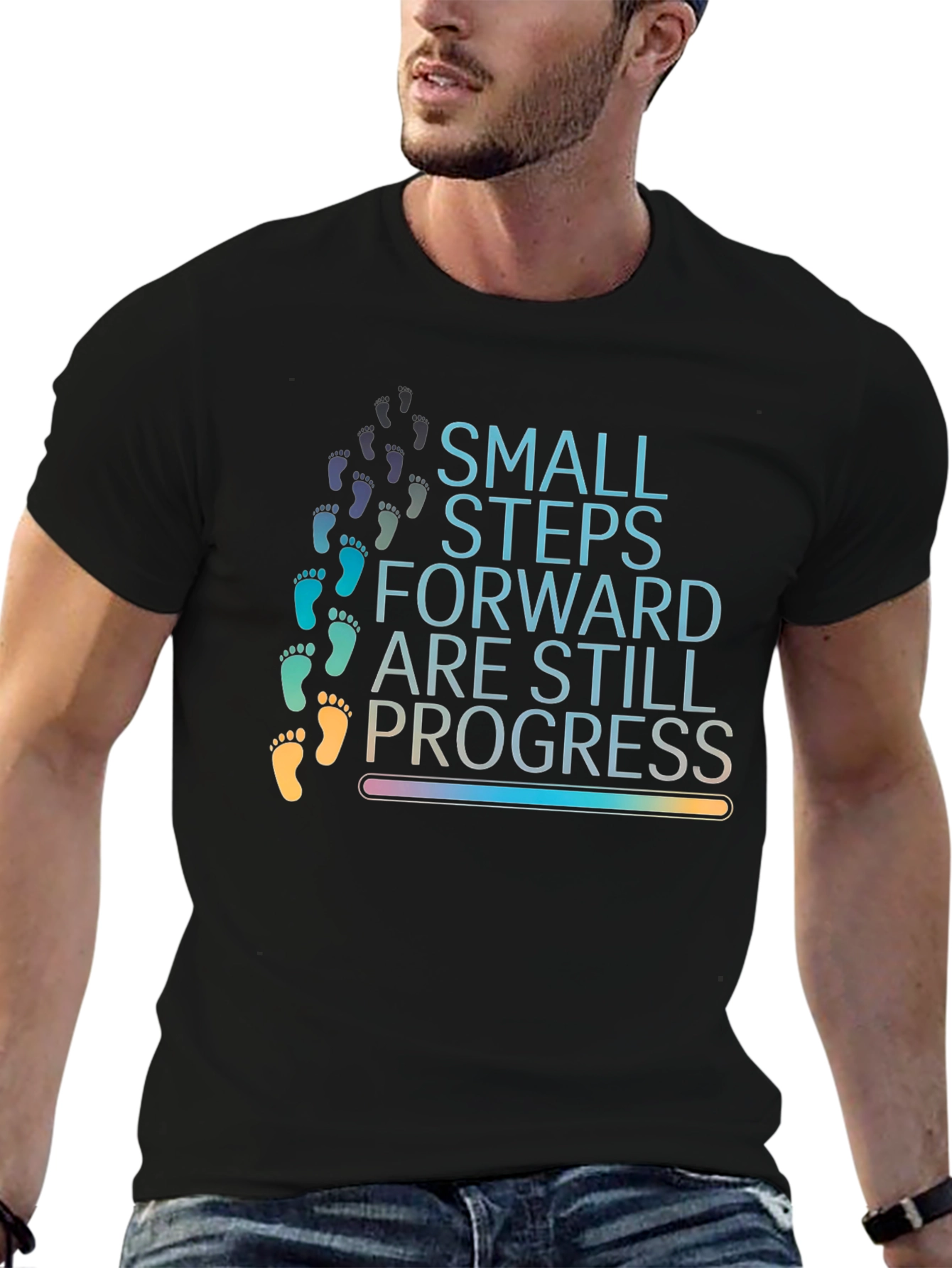 Small Steps Forward T-Shirt - Progress Tee