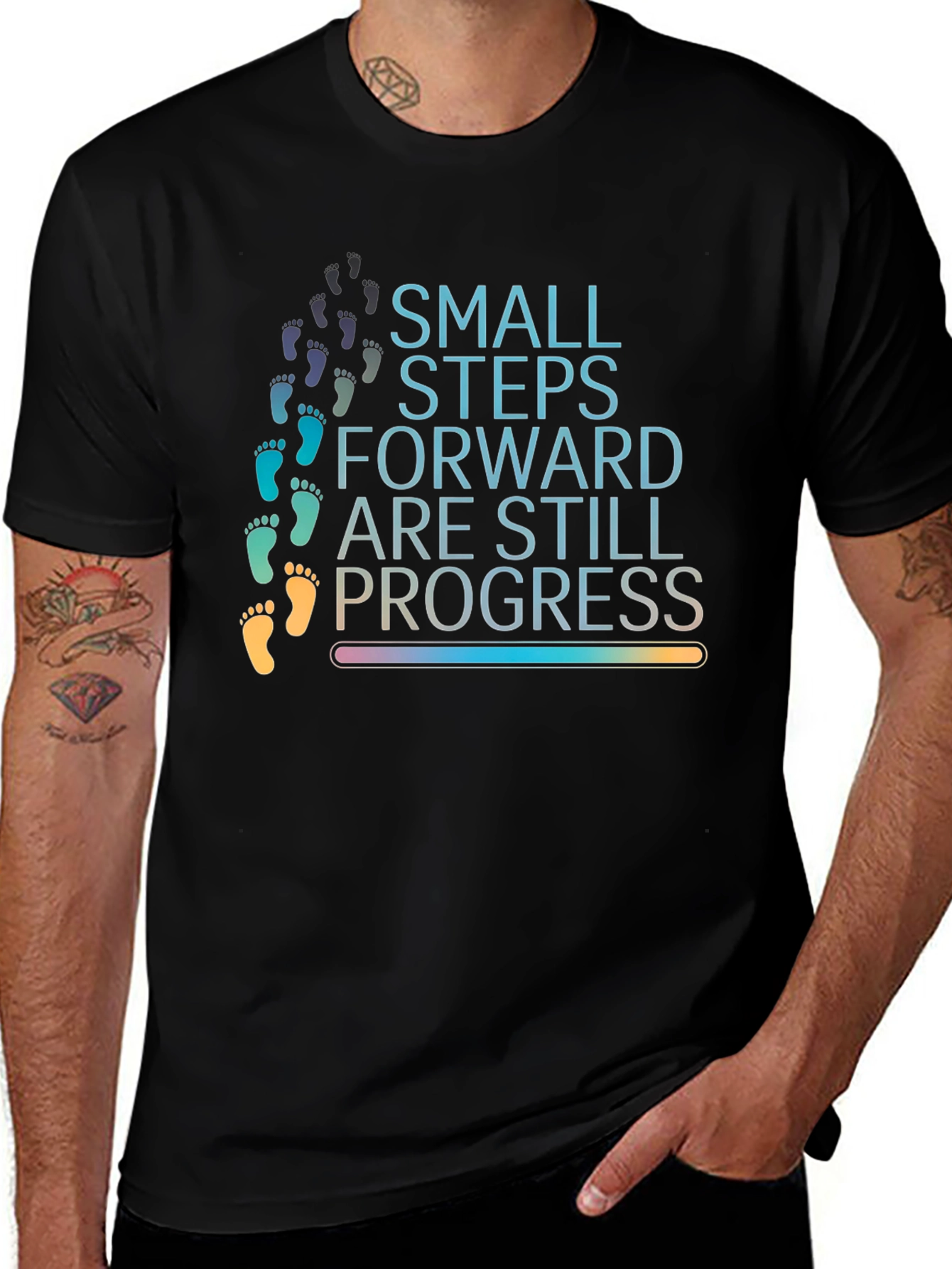 Small Steps Forward T-Shirt - Progress Tee