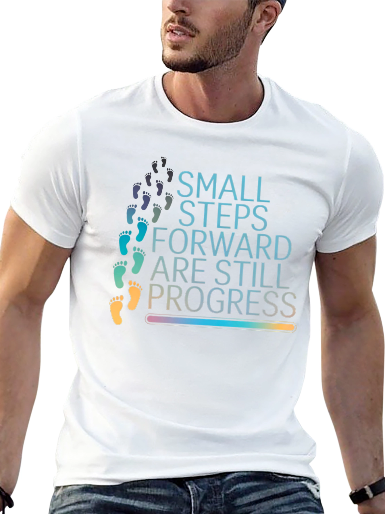 Small Steps Forward T-Shirt - Progress Tee