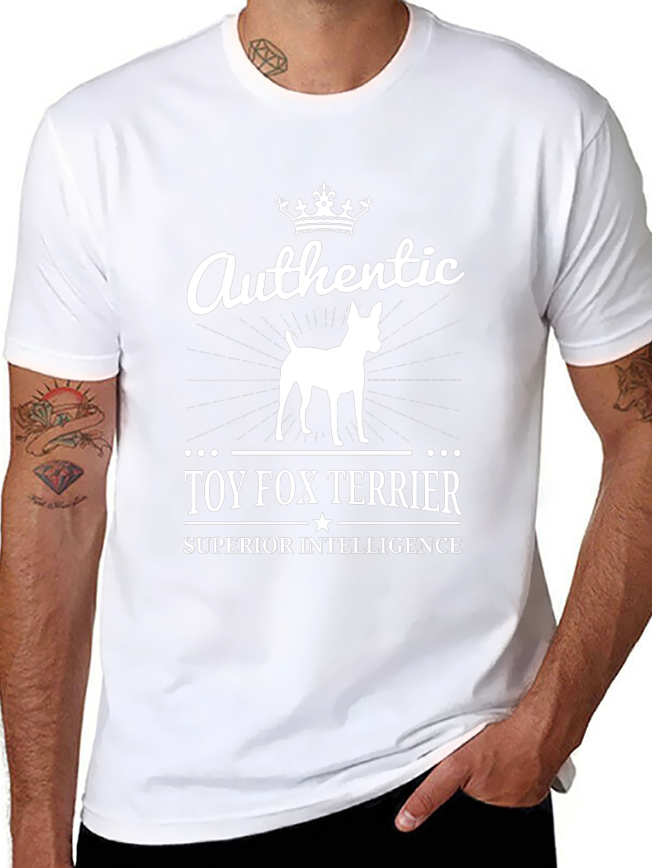 Authentic Toy Fox Terrier Graphic T-Shirt