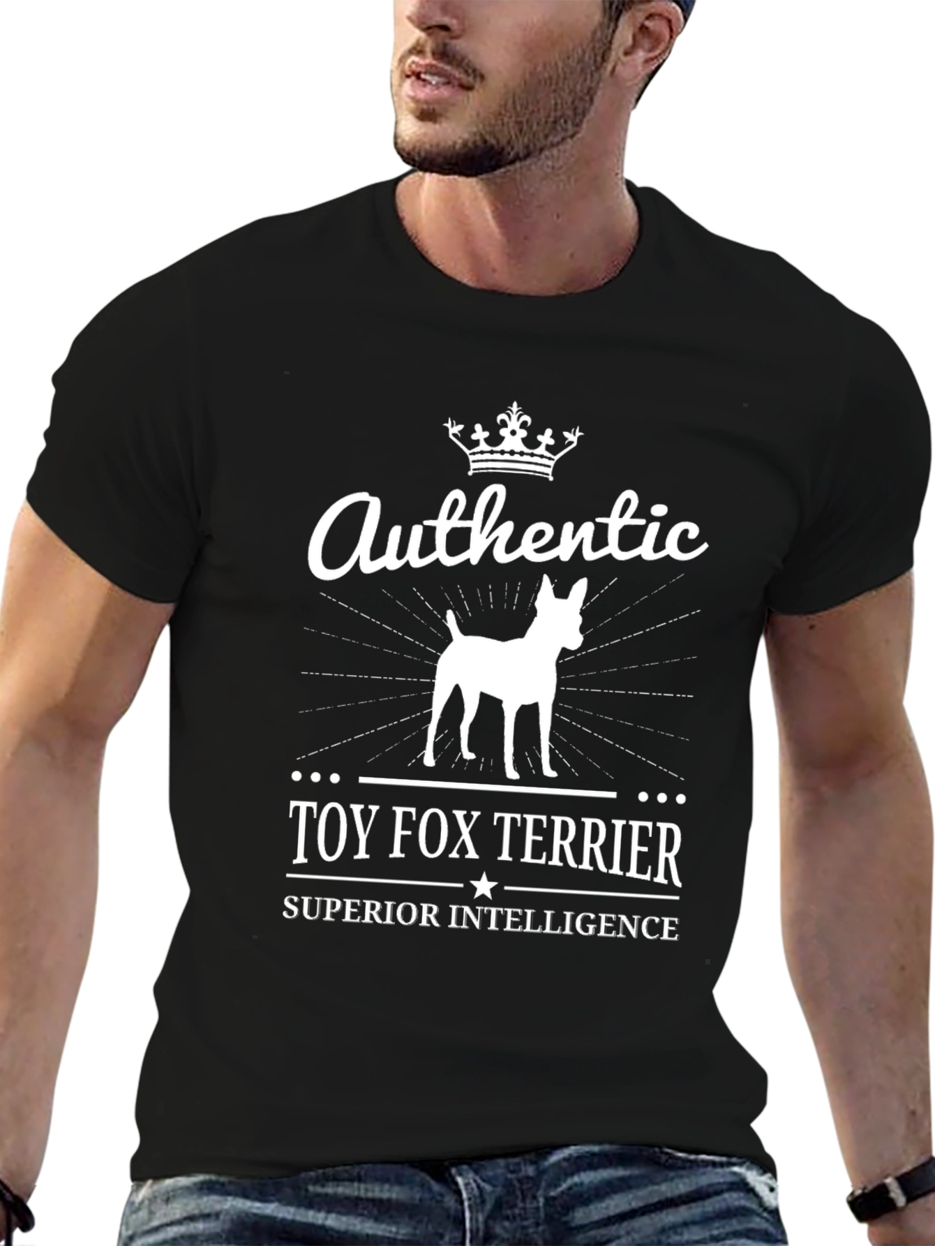 Authentic Toy Fox Terrier Graphic T-Shirt