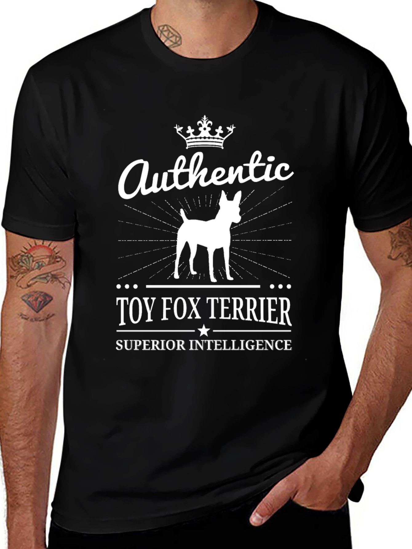 Authentic Toy Fox Terrier Graphic T-Shirt