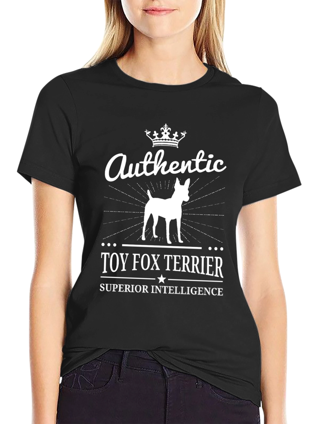 Authentic Toy Fox Terrier Graphic T-Shirt