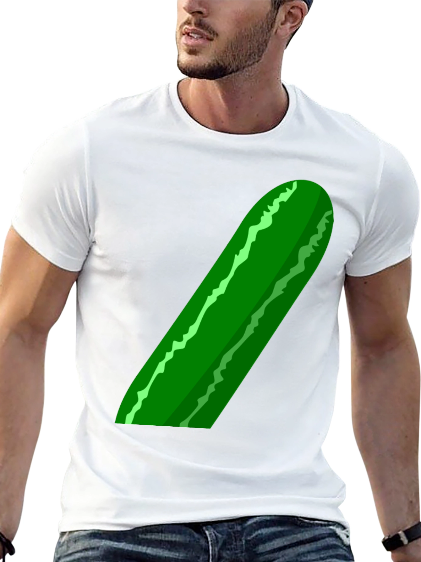 Funny Pickle Graphic Tee - Novelty T-Shirt
