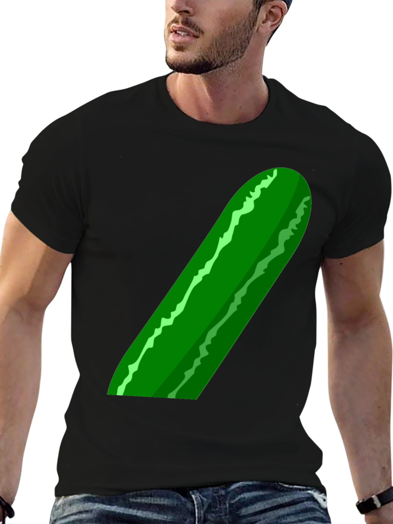 Funny Pickle Graphic Tee - Novelty T-Shirt
