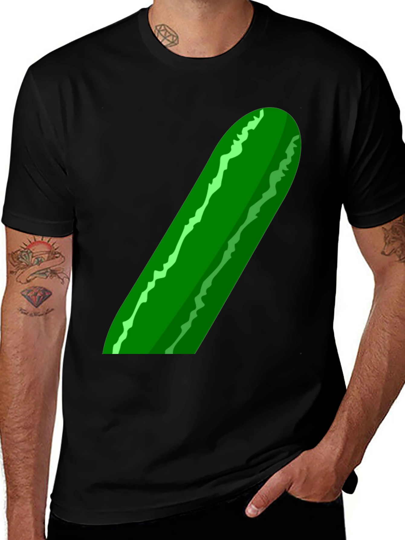 Funny Pickle Graphic Tee - Novelty T-Shirt